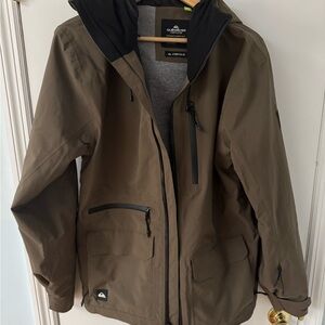 Quicksilver Men's Olive Quest Stretch Performance Jacket